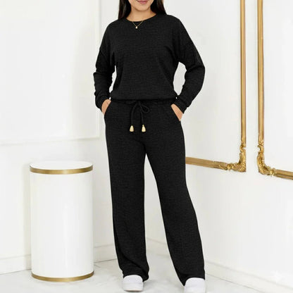 Conjunto Tricot Elegância Premium (Blusa + Calça) | Coleção Inverno